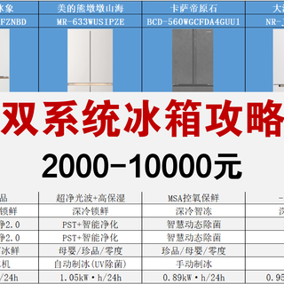 2026年618最全双系统冰箱选购攻略+避坑指南（万字干货）