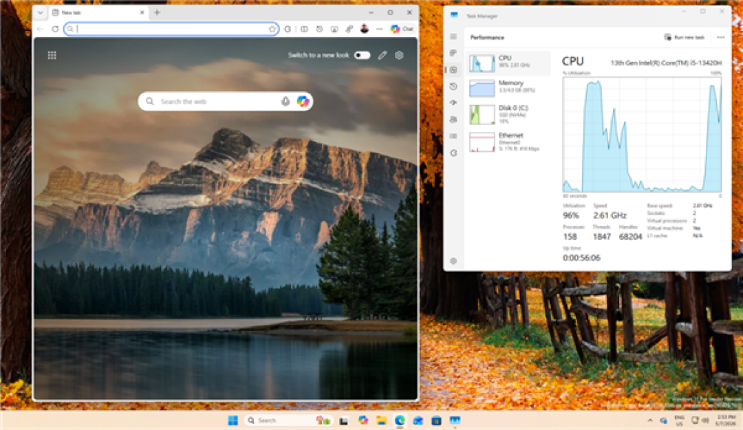 低端PC的革命来了!Windows新功能实测效果惊人:电脑流畅度质变
