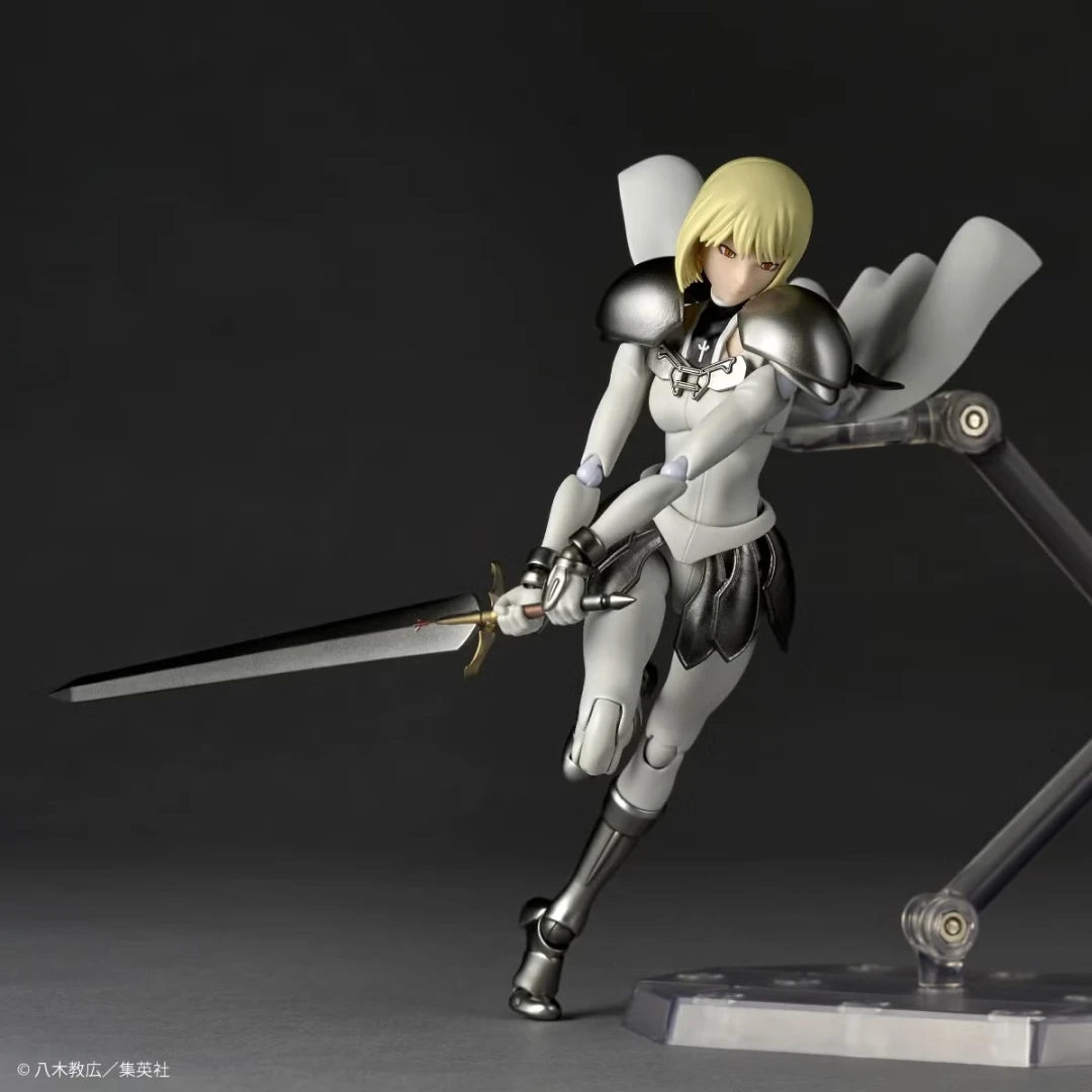 先上2人?海洋堂 转轮科技《大剑 CLAYMORE》克蕾雅&微笑的迪妮莎