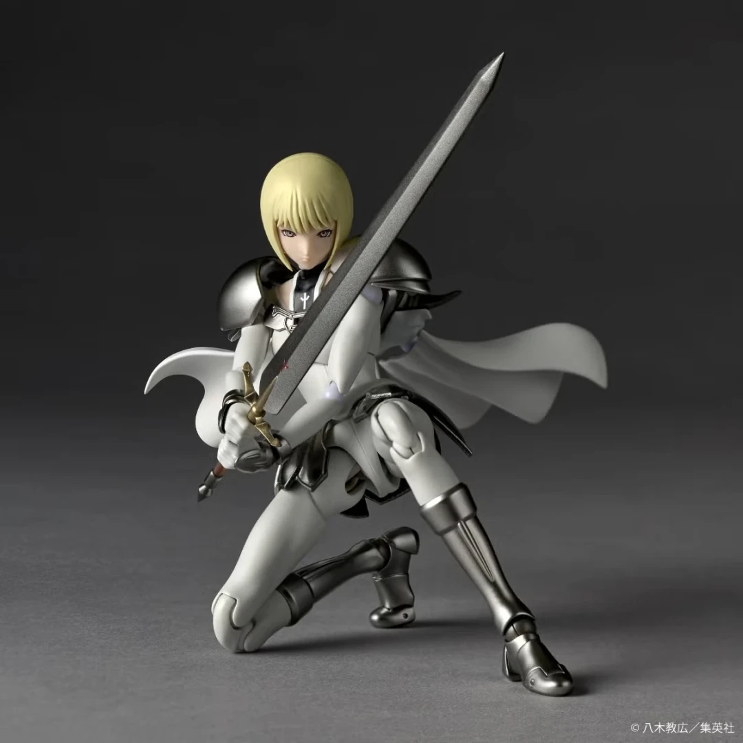 先上2人?海洋堂 转轮科技《大剑 CLAYMORE》克蕾雅&微笑的迪妮莎