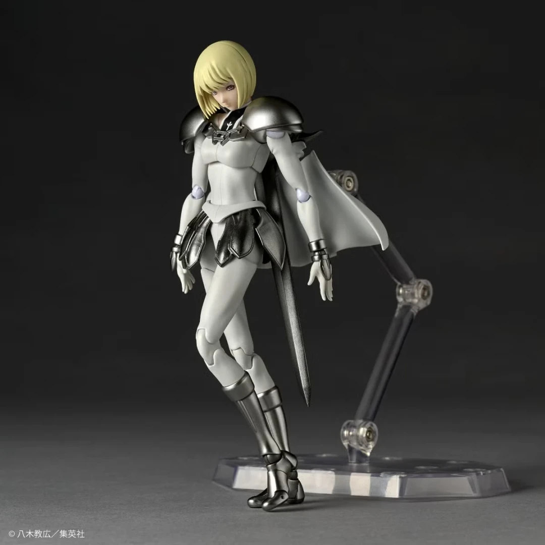 先上2人?海洋堂 转轮科技《大剑 CLAYMORE》克蕾雅&微笑的迪妮莎