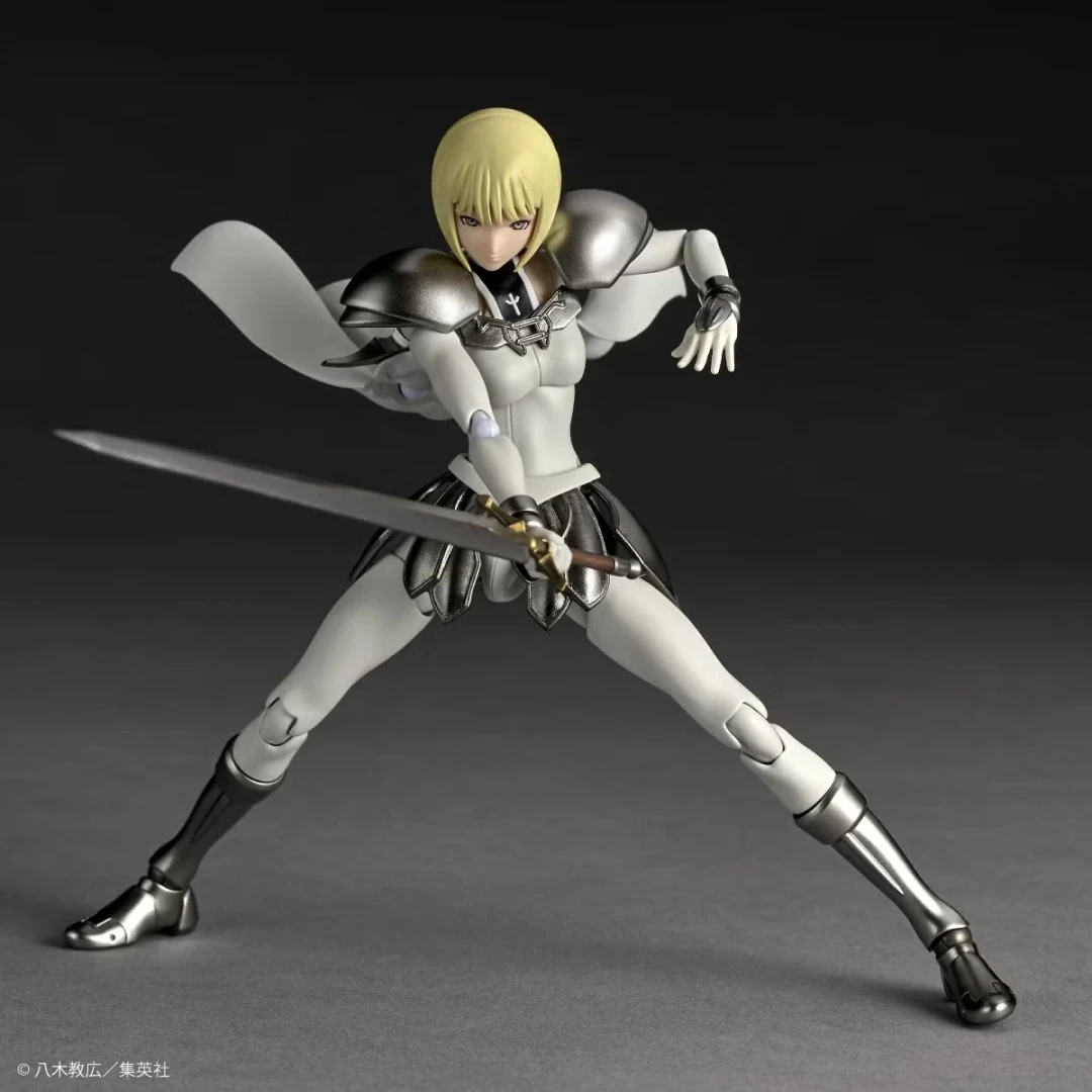 先上2人?海洋堂 转轮科技《大剑 CLAYMORE》克蕾雅&微笑的迪妮莎