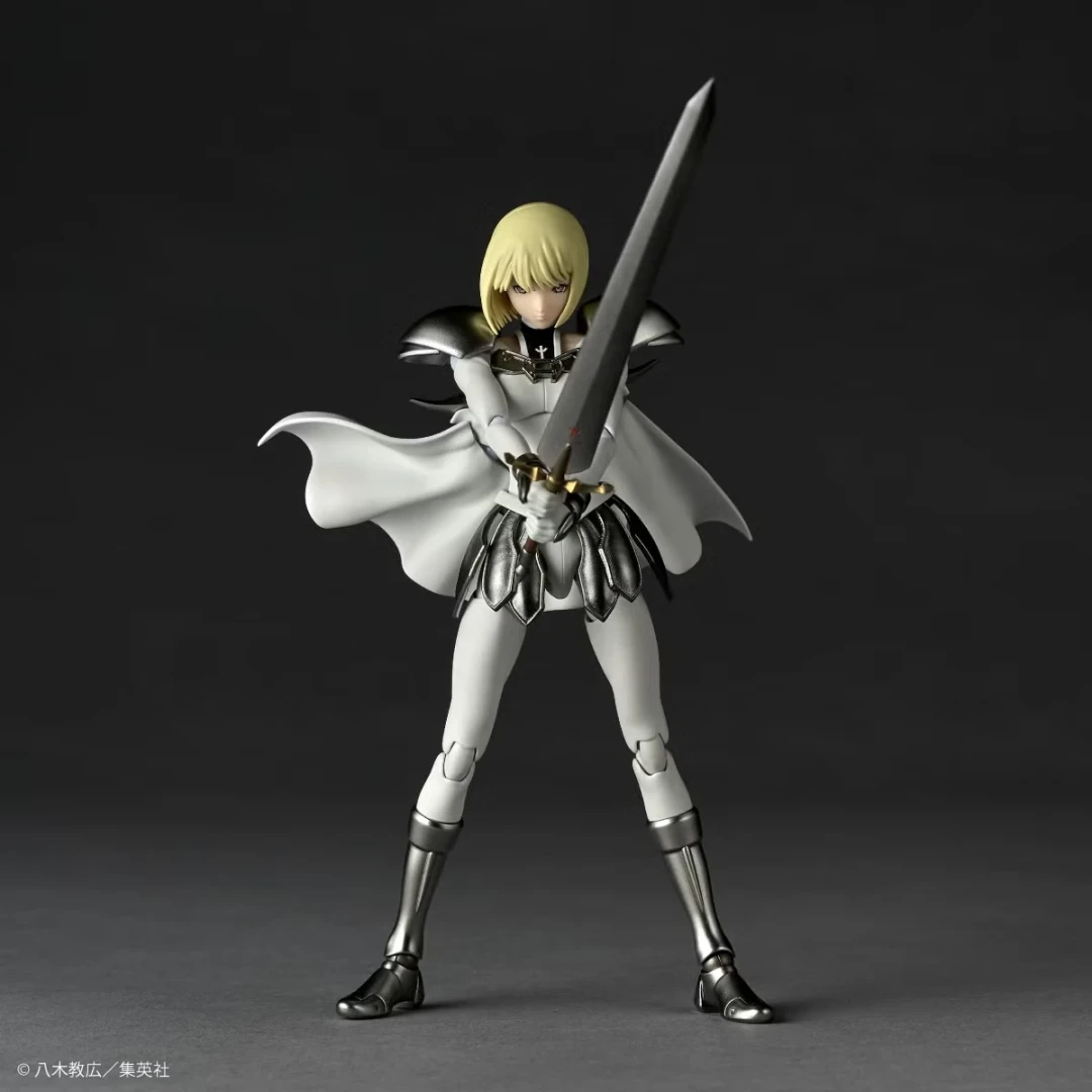 先上2人?海洋堂 转轮科技《大剑 CLAYMORE》克蕾雅&微笑的迪妮莎
