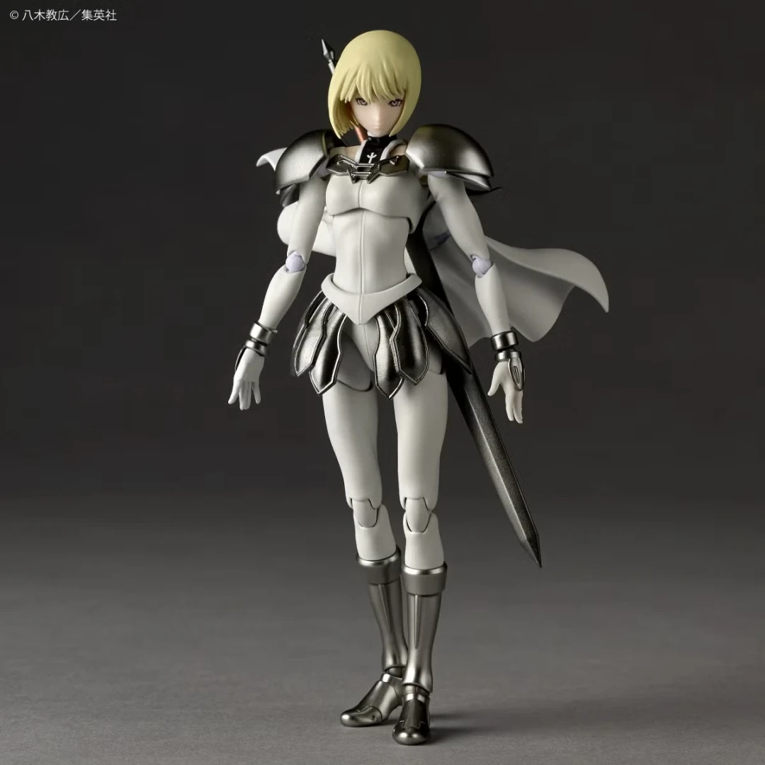 先上2人?海洋堂 转轮科技《大剑 CLAYMORE》克蕾雅&微笑的迪妮莎