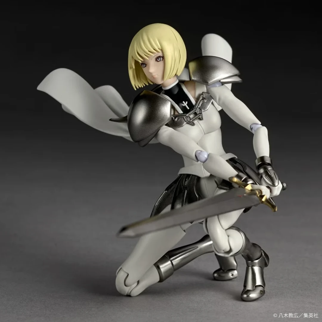 先上2人?海洋堂 转轮科技《大剑 CLAYMORE》克蕾雅&微笑的迪妮莎