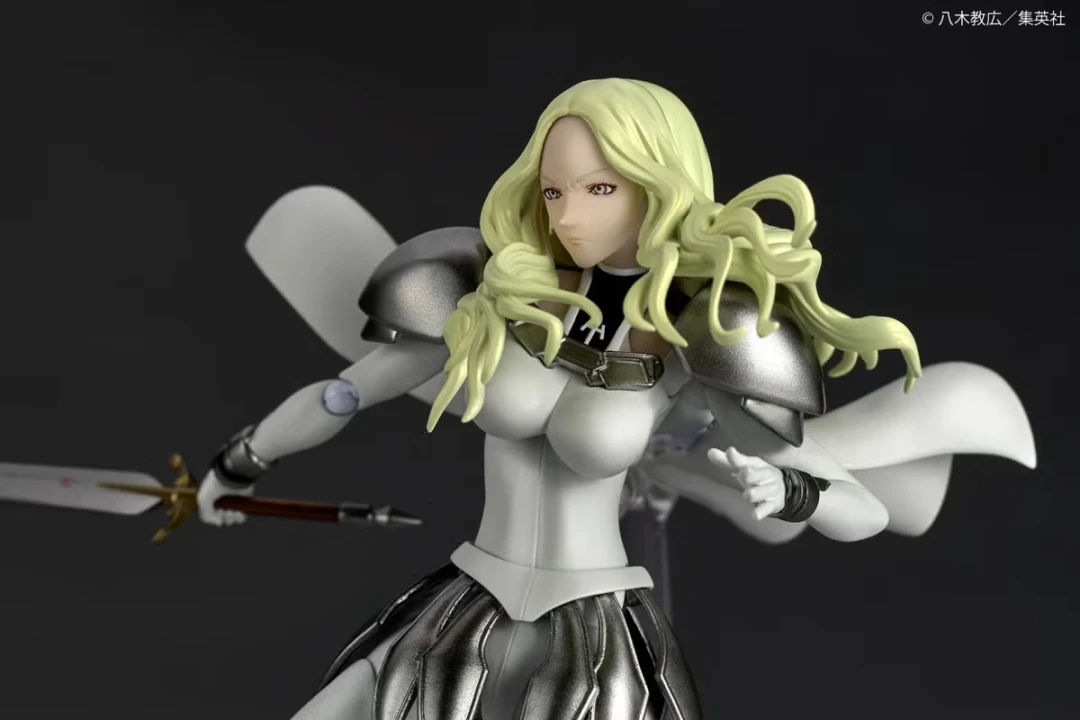 先上2人?海洋堂 转轮科技《大剑 CLAYMORE》克蕾雅&微笑的迪妮莎