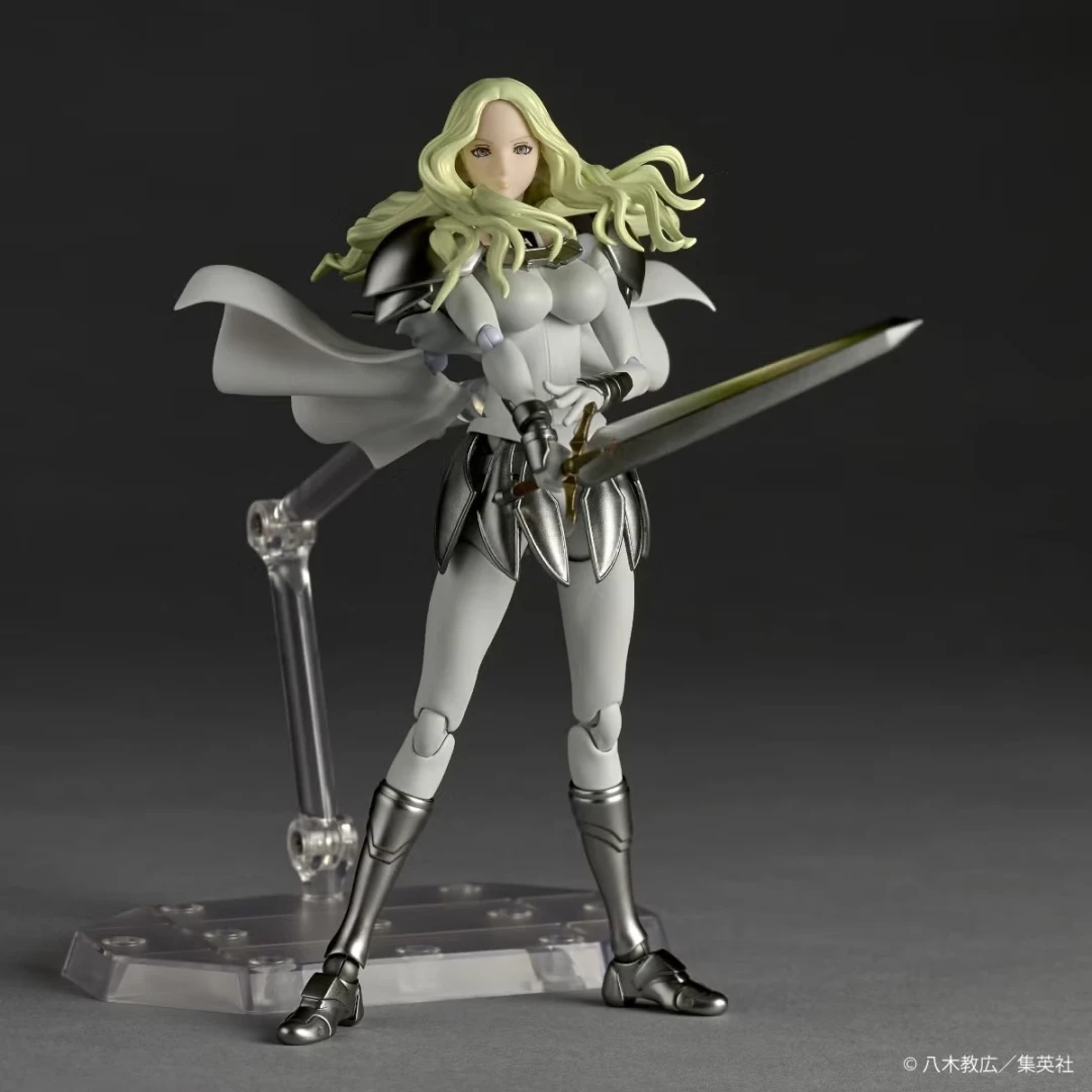 先上2人?海洋堂 转轮科技《大剑 CLAYMORE》克蕾雅&微笑的迪妮莎