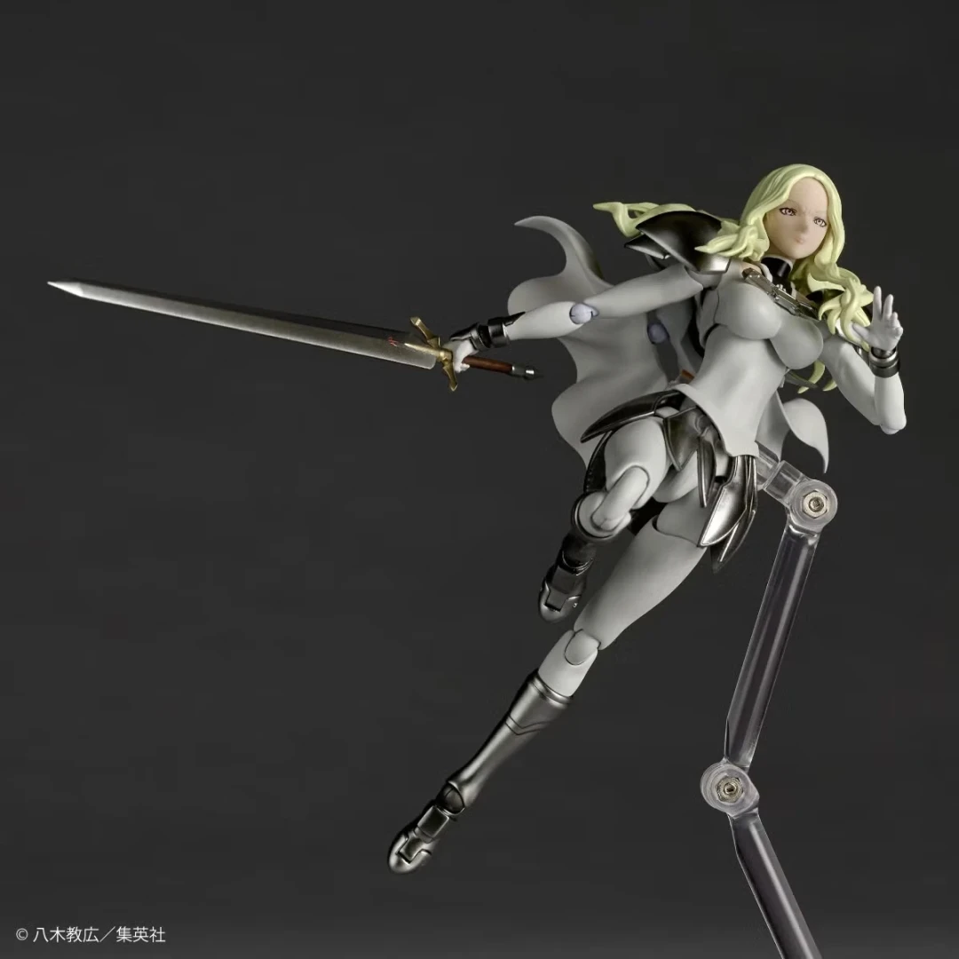 先上2人?海洋堂 转轮科技《大剑 CLAYMORE》克蕾雅&微笑的迪妮莎