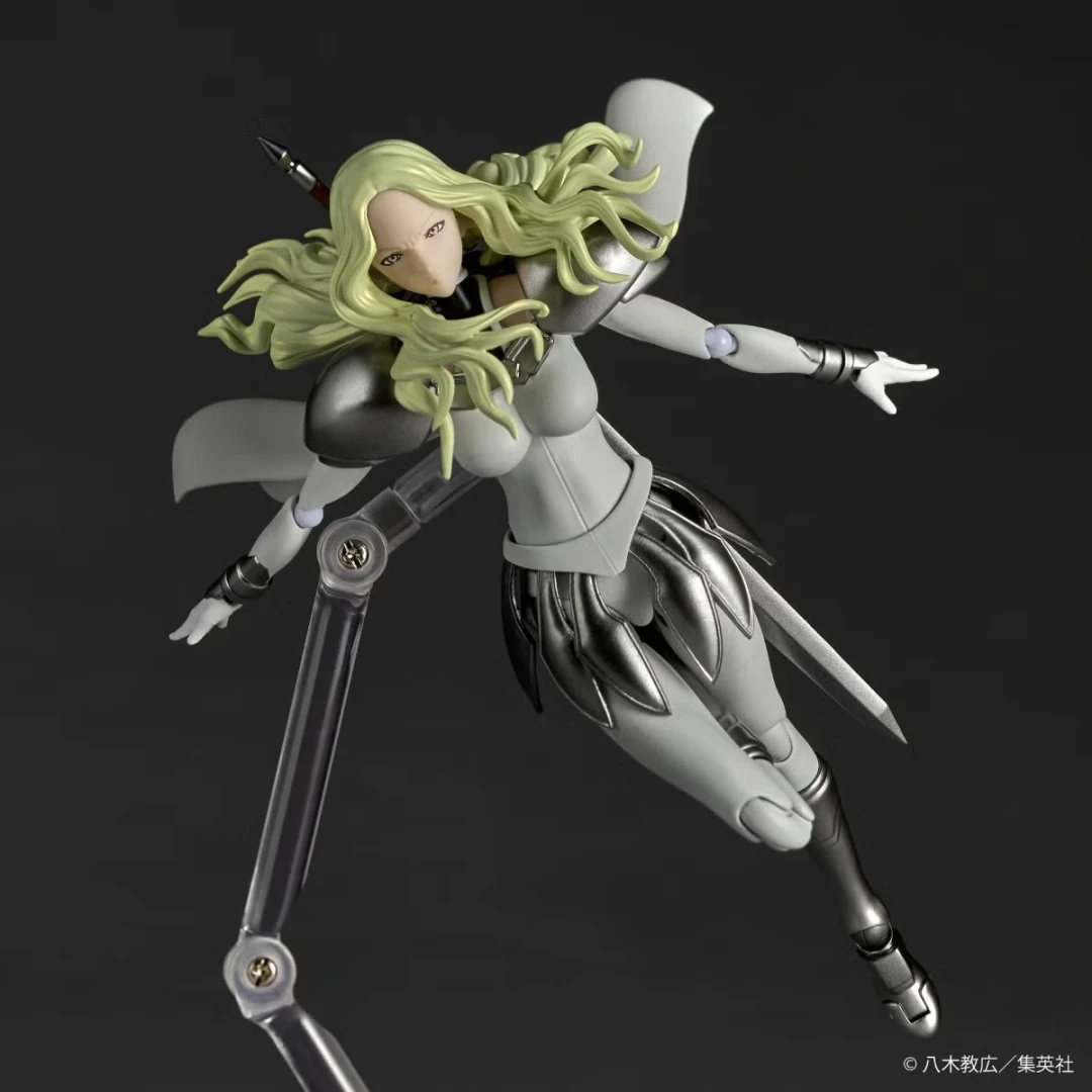 先上2人?海洋堂 转轮科技《大剑 CLAYMORE》克蕾雅&微笑的迪妮莎
