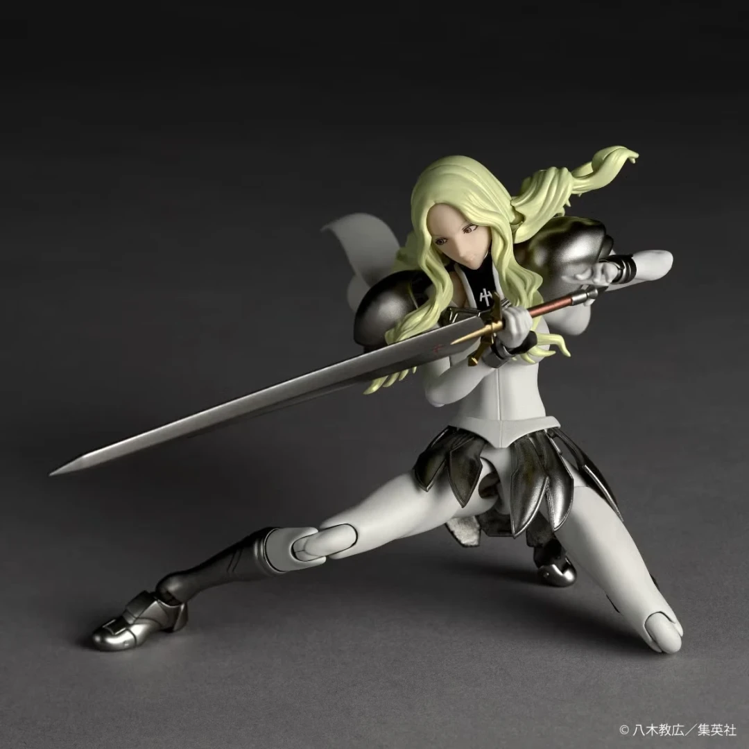 先上2人?海洋堂 转轮科技《大剑 CLAYMORE》克蕾雅&微笑的迪妮莎