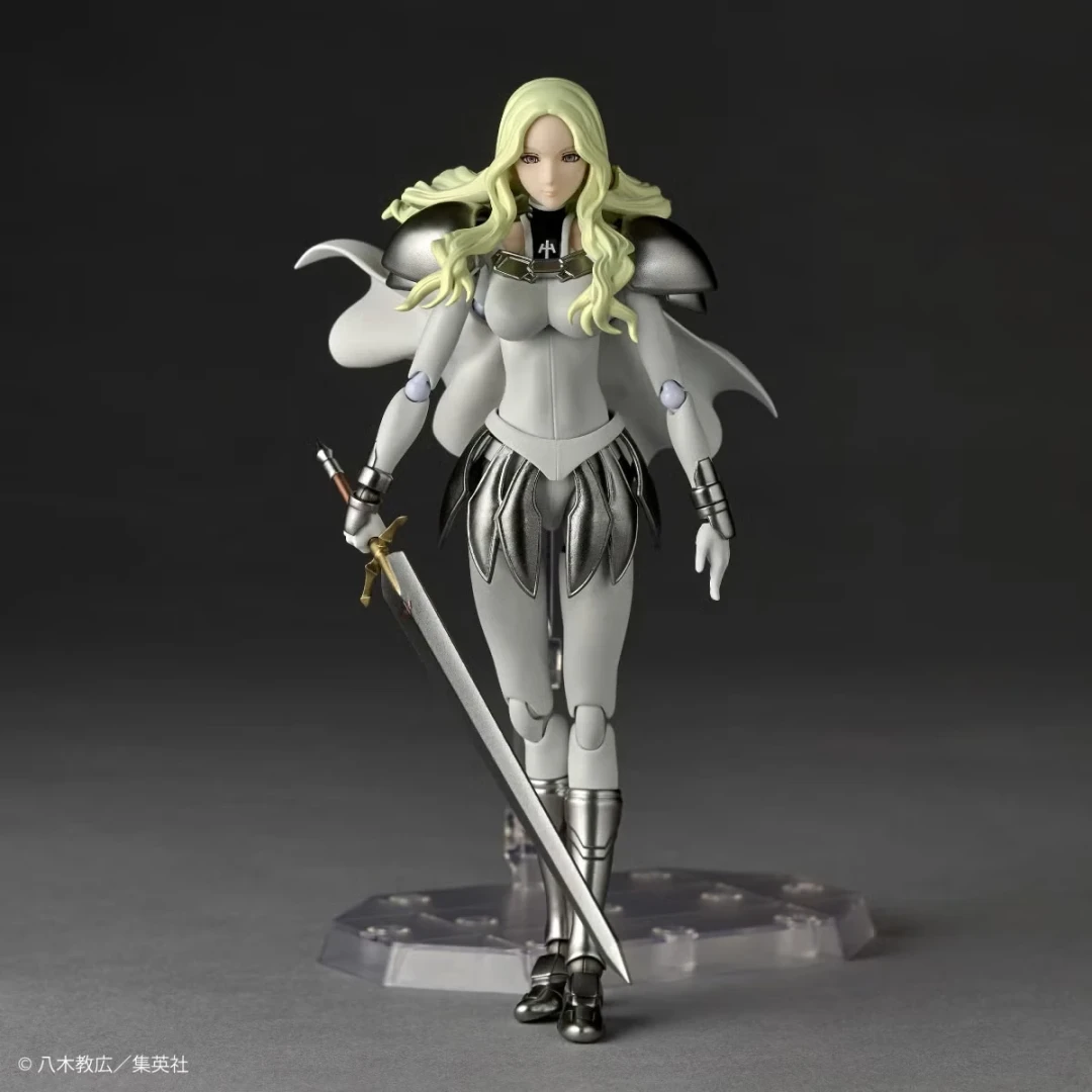先上2人?海洋堂 转轮科技《大剑 CLAYMORE》克蕾雅&微笑的迪妮莎
