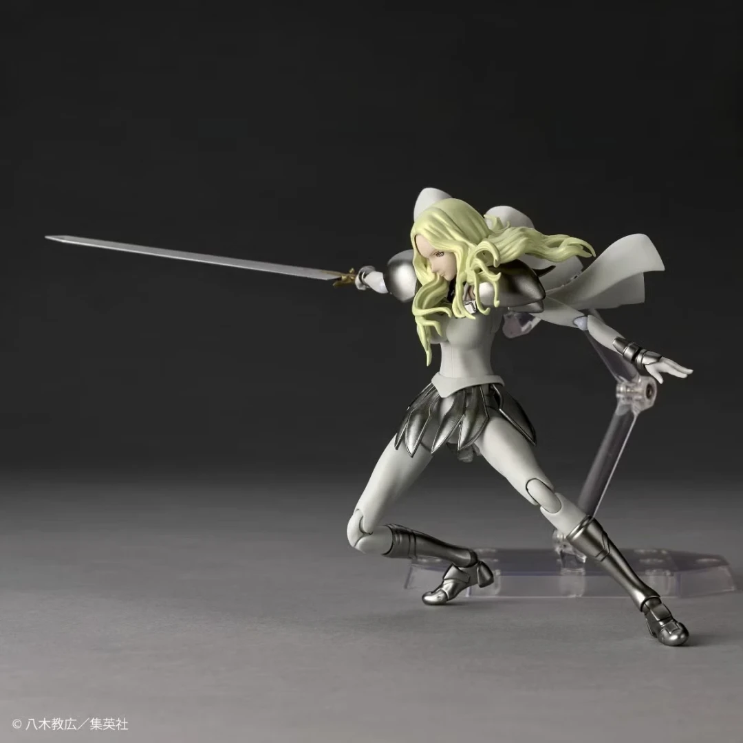 先上2人?海洋堂 转轮科技《大剑 CLAYMORE》克蕾雅&微笑的迪妮莎