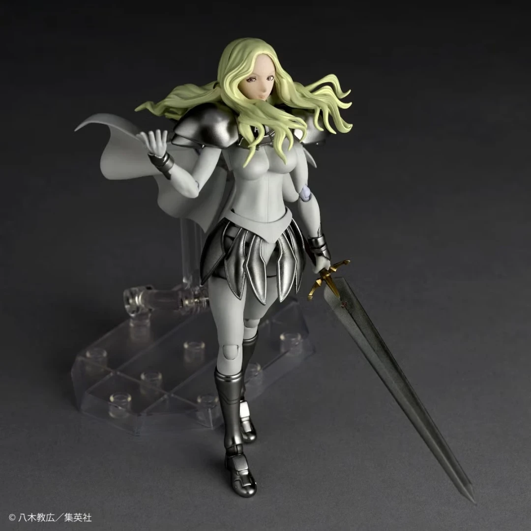 先上2人?海洋堂 转轮科技《大剑 CLAYMORE》克蕾雅&微笑的迪妮莎