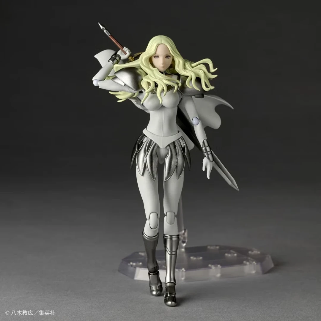 先上2人?海洋堂 转轮科技《大剑 CLAYMORE》克蕾雅&微笑的迪妮莎