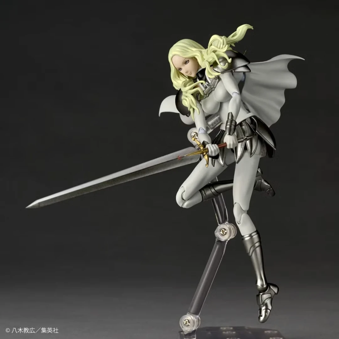 先上2人?海洋堂 转轮科技《大剑 CLAYMORE》克蕾雅&微笑的迪妮莎