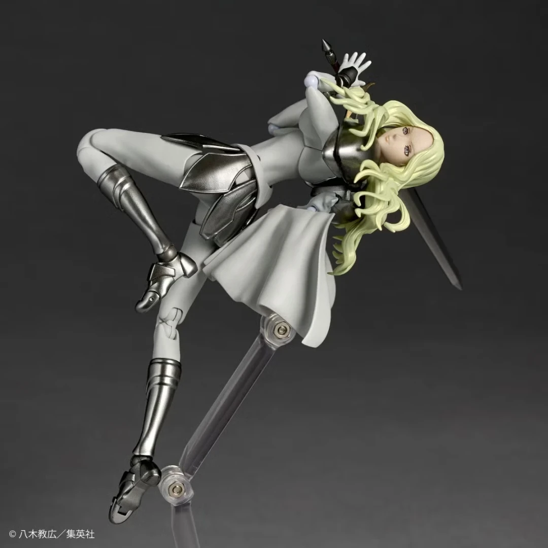 先上2人?海洋堂 转轮科技《大剑 CLAYMORE》克蕾雅&微笑的迪妮莎