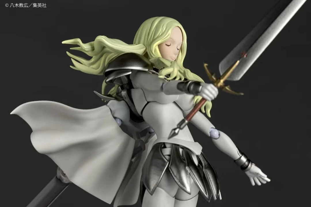 先上2人?海洋堂 转轮科技《大剑 CLAYMORE》克蕾雅&微笑的迪妮莎