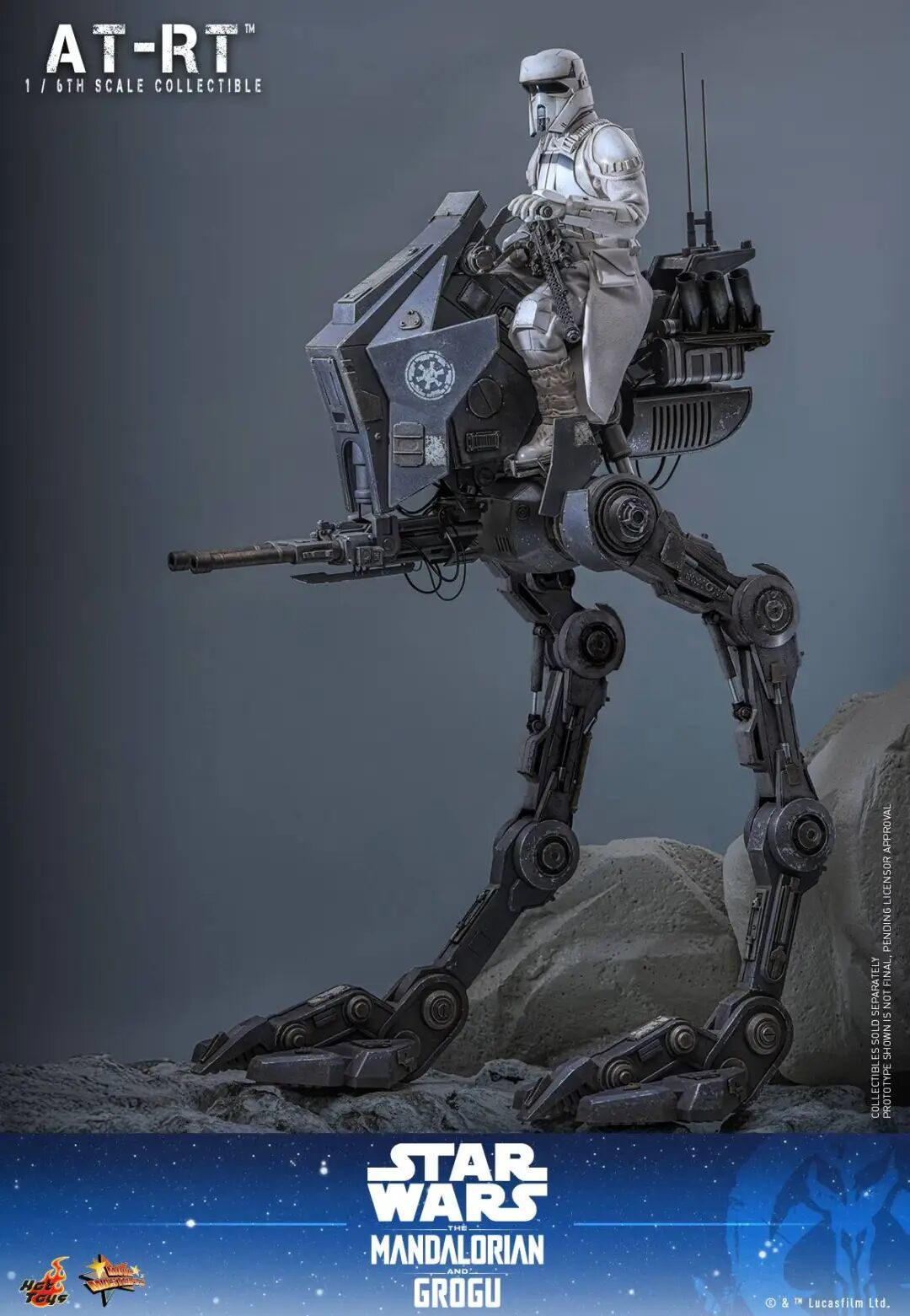 HOTTOYS 发布星球大战曼达洛人与古古 AT-RT