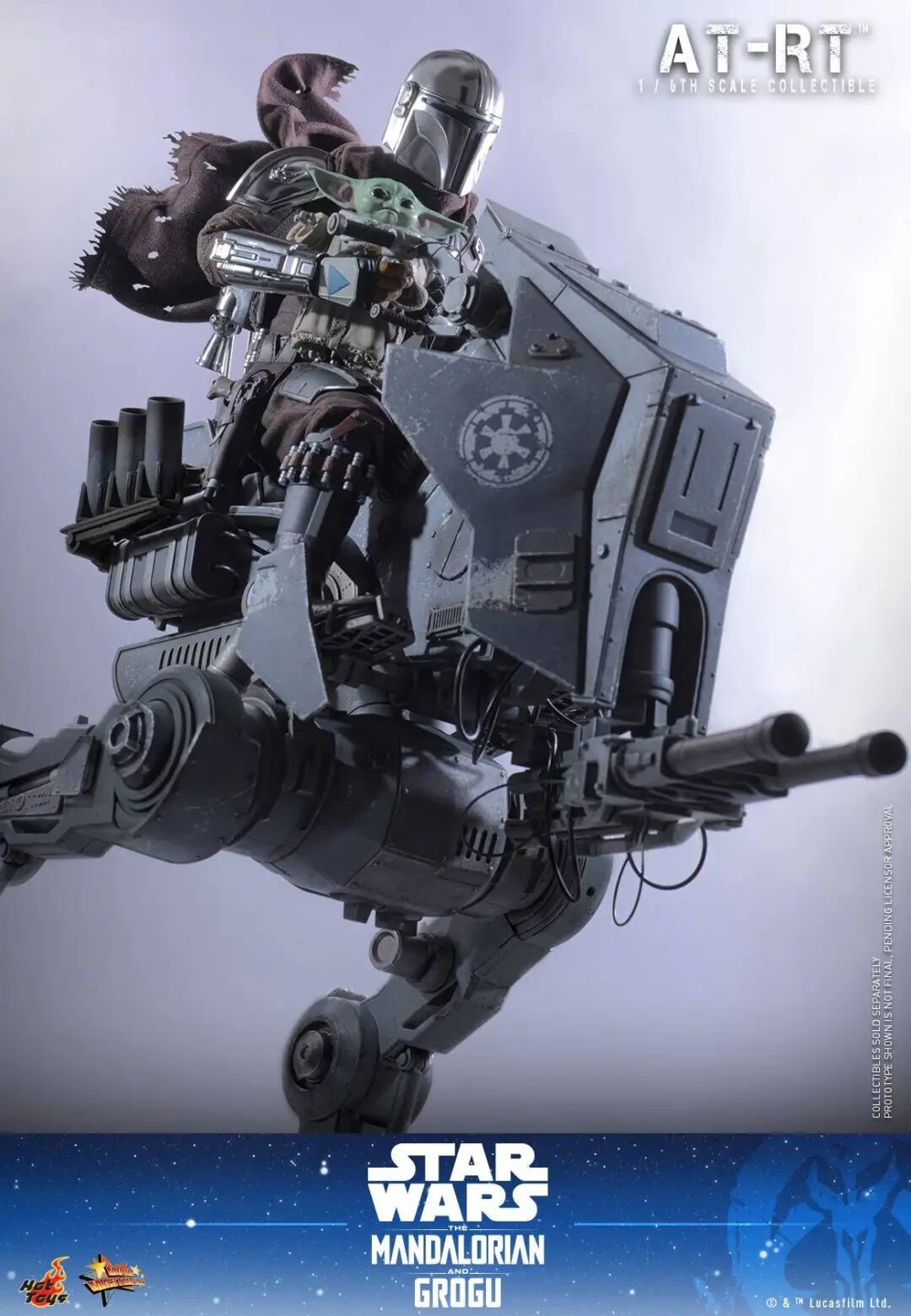 HOTTOYS 发布星球大战曼达洛人与古古 AT-RT
