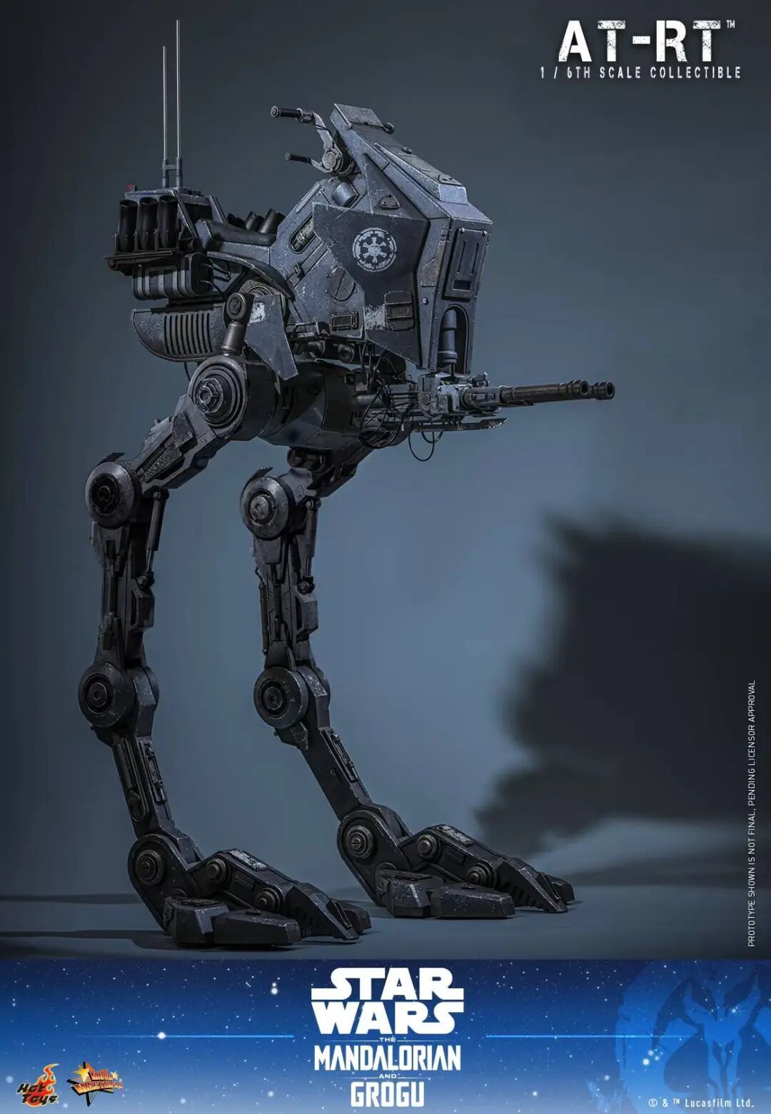 HOTTOYS 发布星球大战曼达洛人与古古 AT-RT