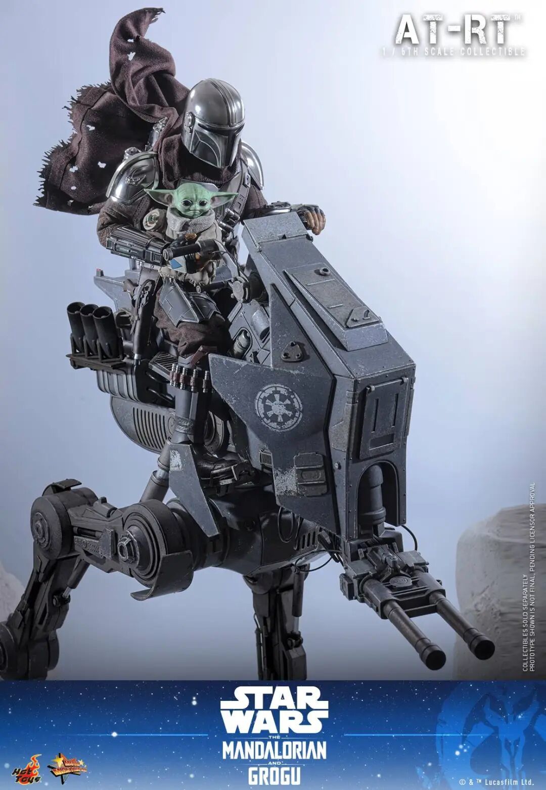 HOTTOYS 发布星球大战曼达洛人与古古 AT-RT