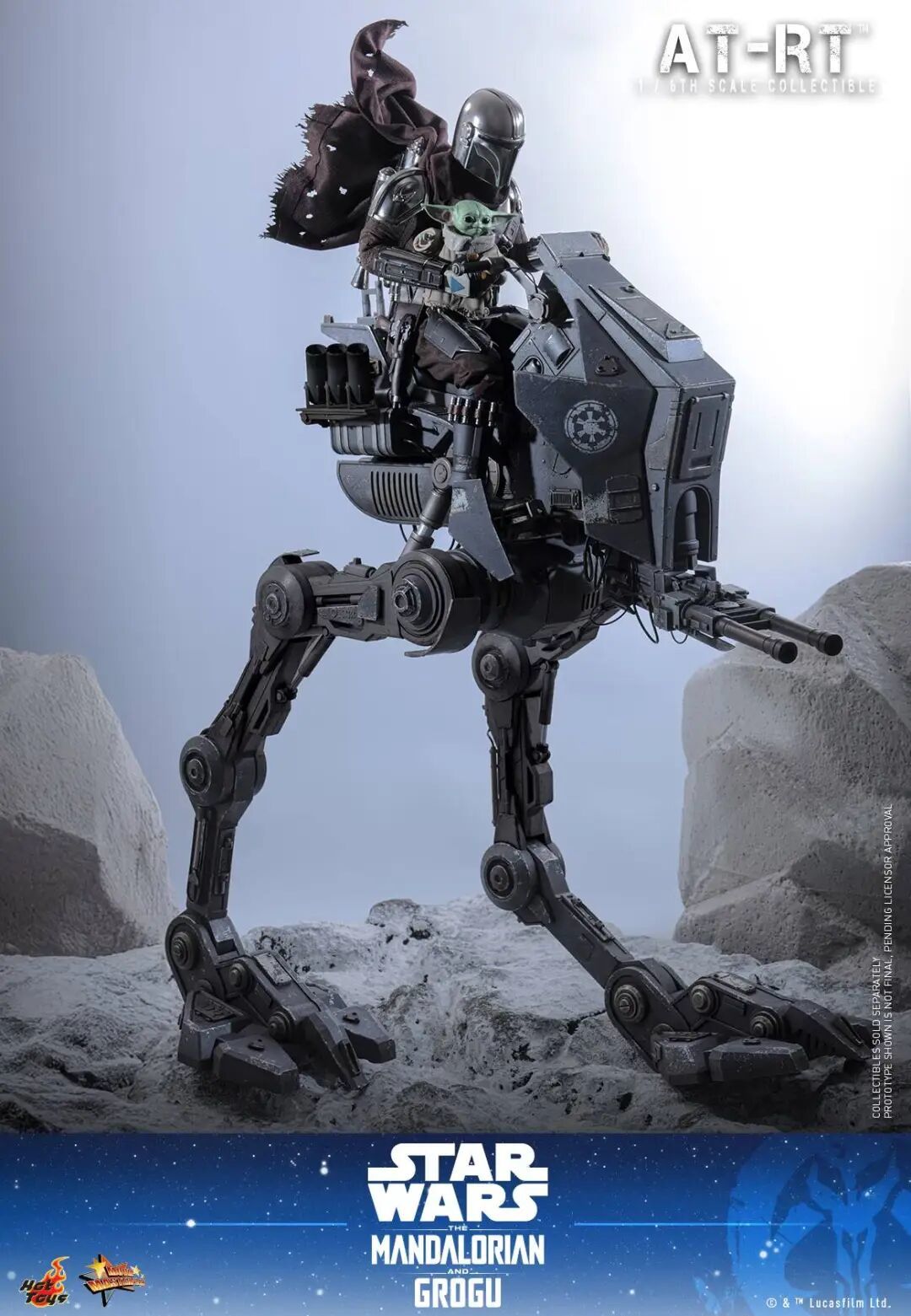 HOTTOYS 发布星球大战曼达洛人与古古 AT-RT