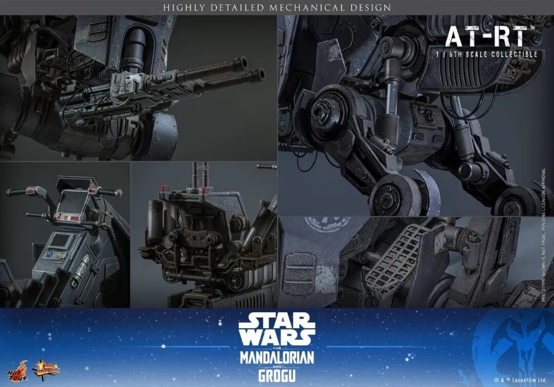 HOTTOYS 发布星球大战曼达洛人与古古 AT-RT
