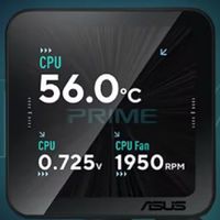 华硕大师2代水冷：自带3.95寸大屏，CPU想发烧？没门！