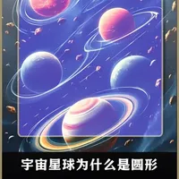 宇宙里的星球为什么都是圆形的？