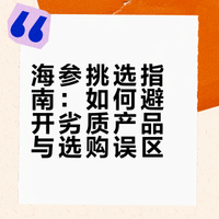 海参挑选指南：如何避开劣质产品与选购误区