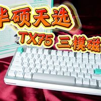 【游戏键盘】请查收你女朋友的第一把磁轴键盘 华硕天选TX75三模磁轴键盘｜山级青年｜