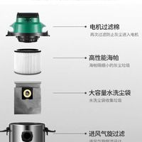 工厂车间商用必入✨超杰锂电无线桶式吸尘器太顶了