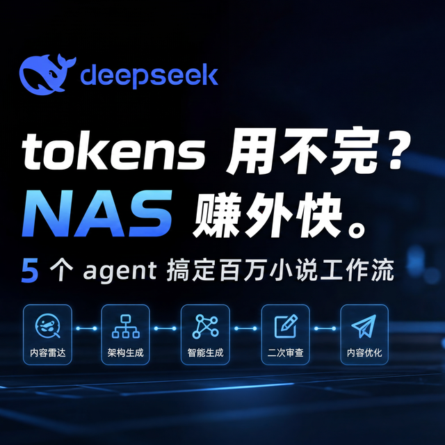 NAS赚外快拉，5个Agent自动生成「百万小说」，极空间部署 InkOS