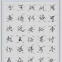行楷写不好？这30个单字拆解，把“连笔密码”全给你扒透了