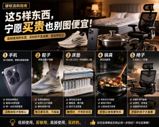 硬核选购指南：这5样东西，宁愿买贵也别图便宜