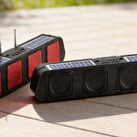 长条声霸款N316双太阳能蓝牙音箱双FM收音天线音响
