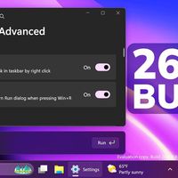 微软发布 Windows 11 26H2 最新版 Build 26300.8346 系统更新：全新运行对话框、文件管理器和小组件（实验性功能）