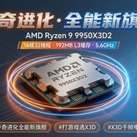 【618攒机必看】AMD Zen5顶级旗舰锐龙9 9950X3D2评测