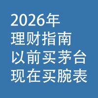 2026年理财指南：买茅台，不如买腕表