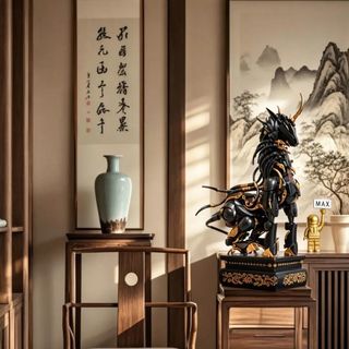 花了10多小时拼獬豸，值吗？你看成品图。
