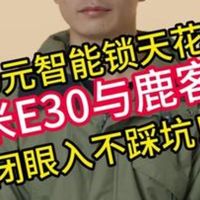 2. 实测推荐！500元智能锁天花板，小米E30鹿客X9闭眼入 智能锁 指纹锁