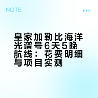 🚢皇家加勒比海洋光谱号｜6天5晚实际花费