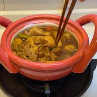 砂锅牛肉炖豆腐泡（库存视频）