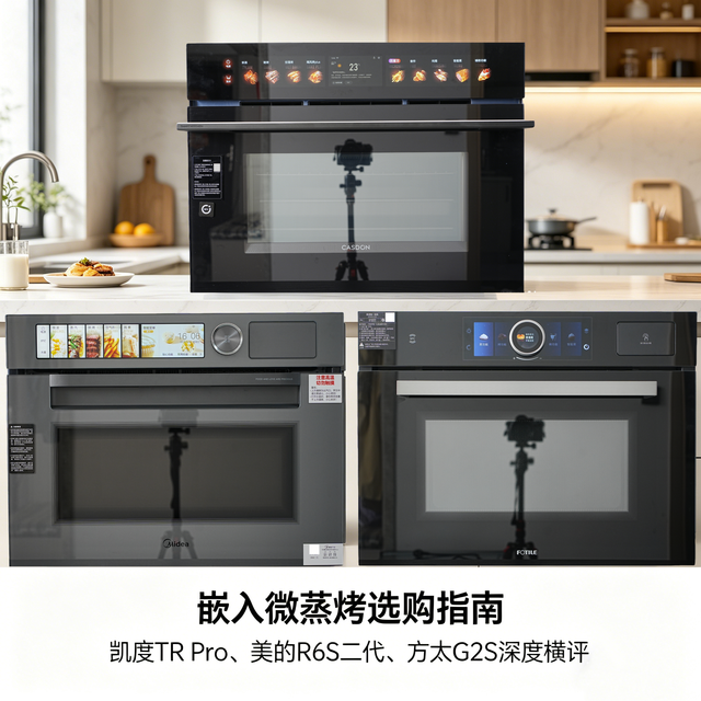 嵌入微蒸烤选购指南：凯度TR Pro、美的R6S二代、方太G2S深度横评