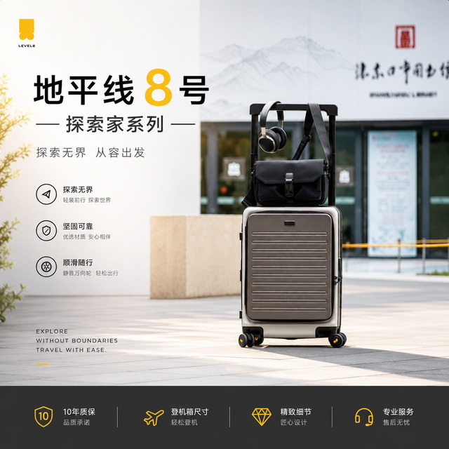 秩序与自由的平衡：地平线8号探索家20英寸行李箱使用报告