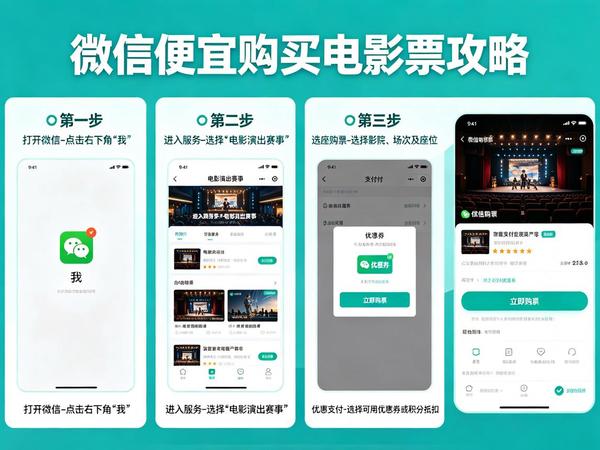 微信怎么便宜购买电影票？