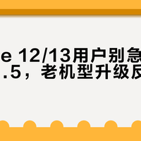 iPhone 12/13用户别急着升iOS 26.5，老机型升级反被拖累