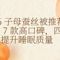 2026 子母蚕丝被推荐:精选 7 款高口碑,四季适配提升睡