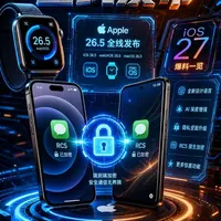 苹果全平台推送iOS 26.5 RC版：RCS端到端加密正式落地