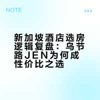 今年四月底的新加坡酒店功课存档